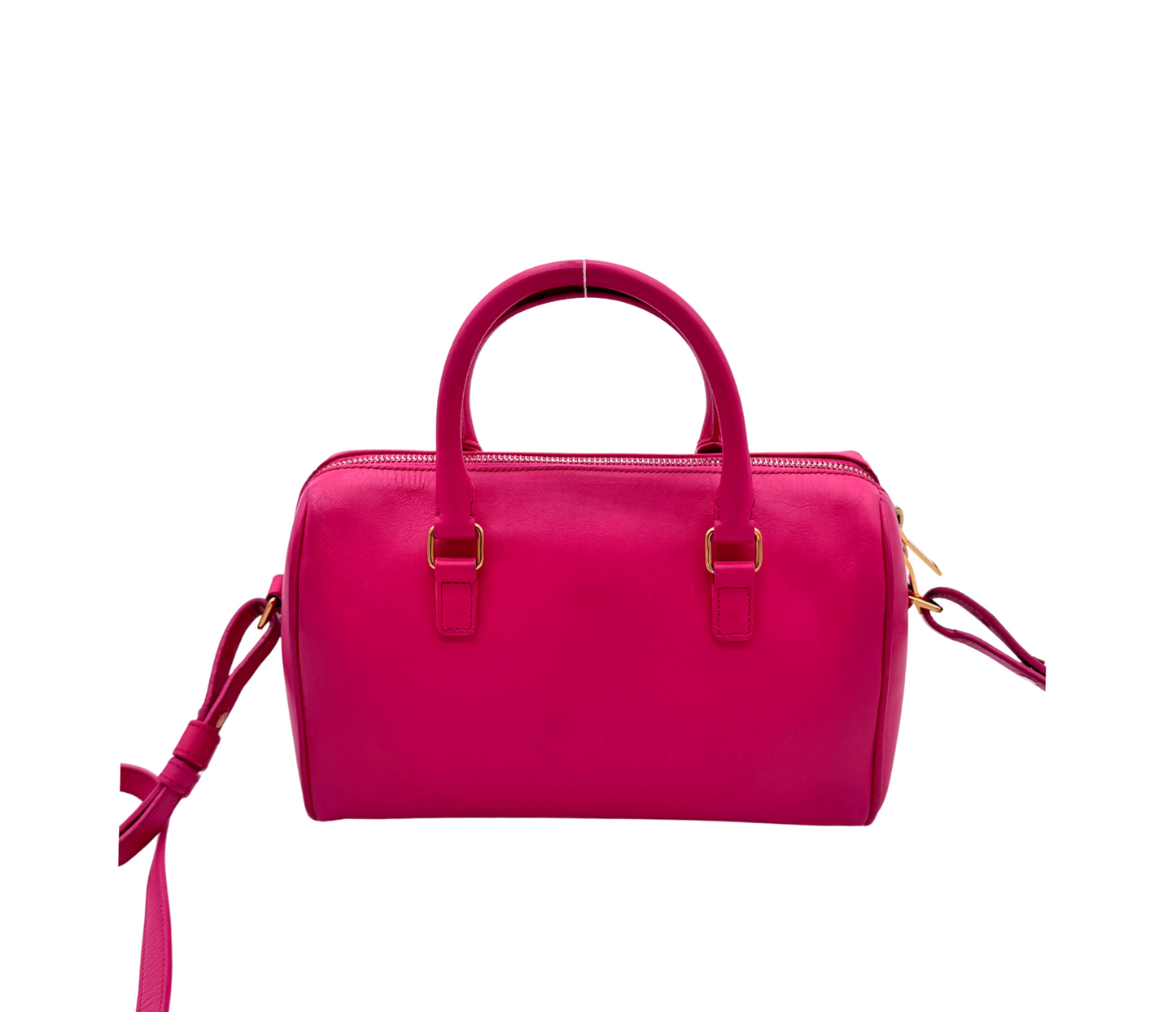 Saint Laurent – Sac Duffle en Cuir Rose