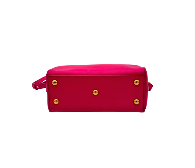Saint Laurent – Sac Duffle en Cuir Rose