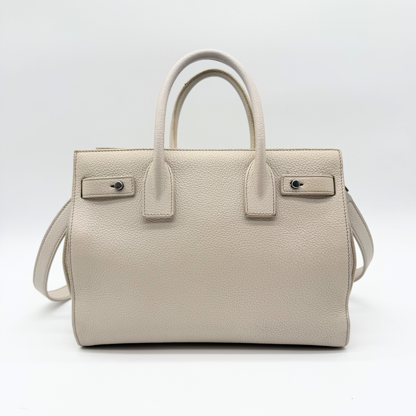 Saint Laurent – Sac de Jour Baby Blanc Cassé