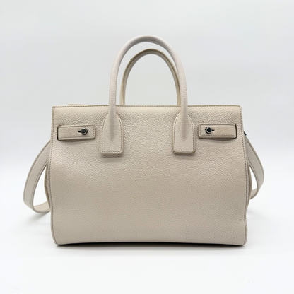 Saint Laurent – Sac de Jour Baby Blanc Cassé