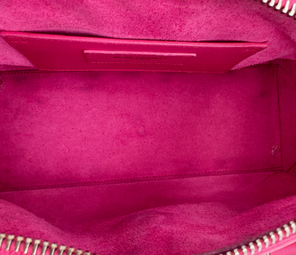 Saint Laurent – Sac Duffle en Cuir Rose