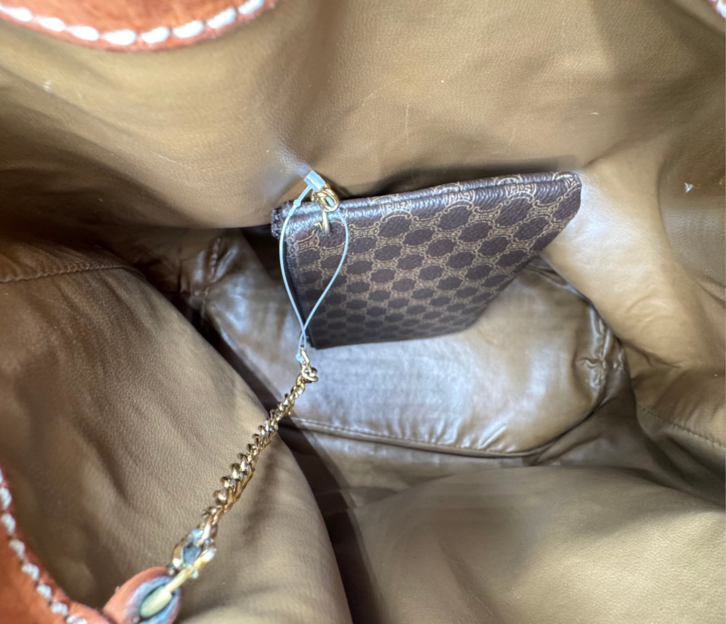Céline – Sac seau Macadam avec pochette