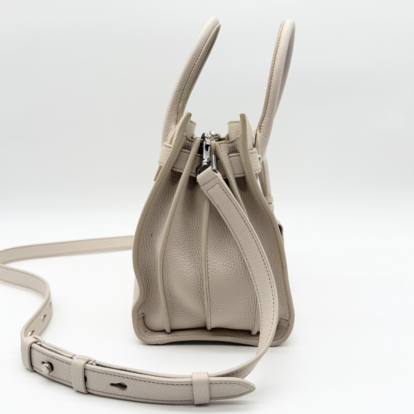 Saint Laurent – Sac de Jour Baby Blanc Cassé