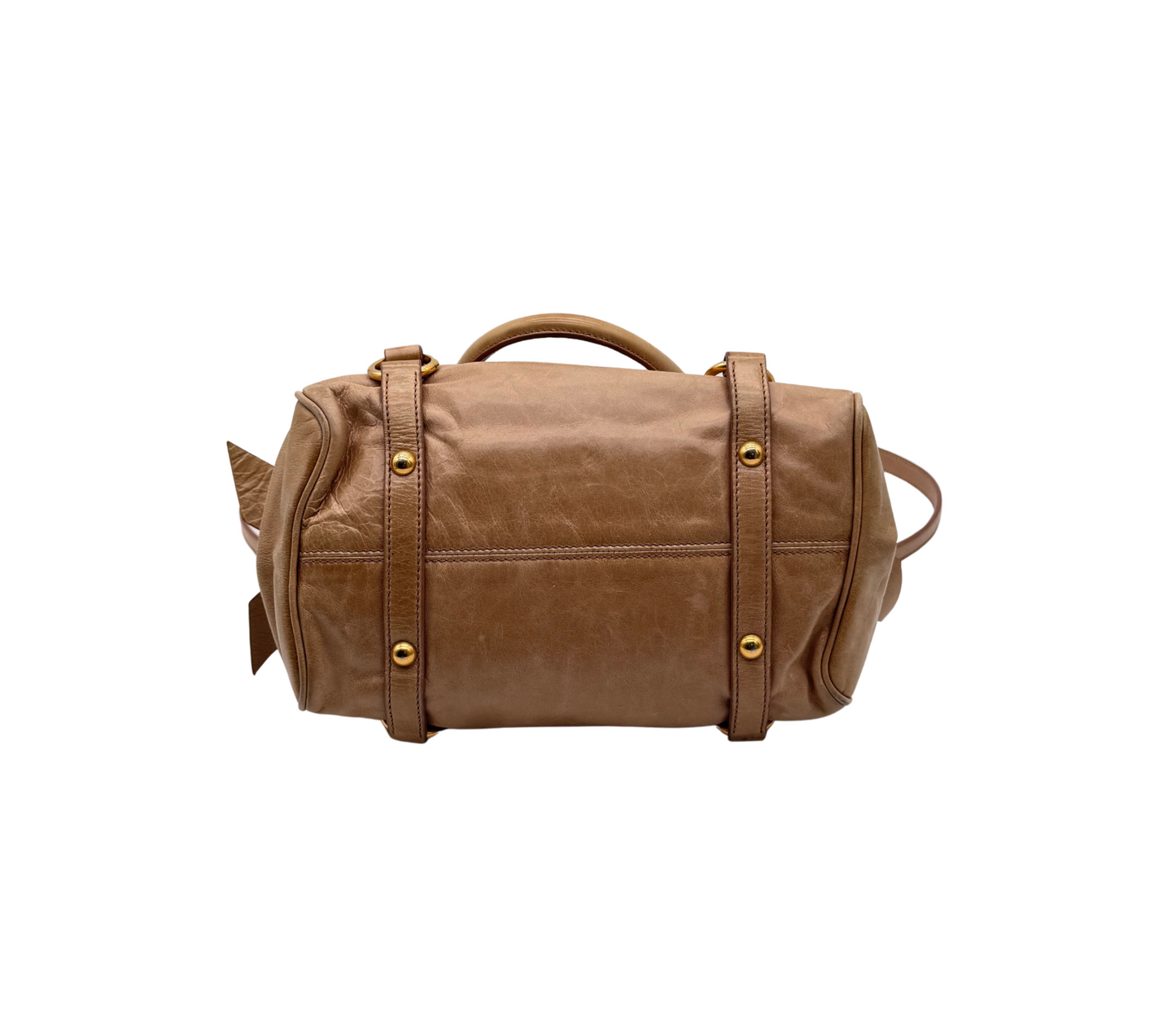 Miu Miu – Sac en cuir Beige