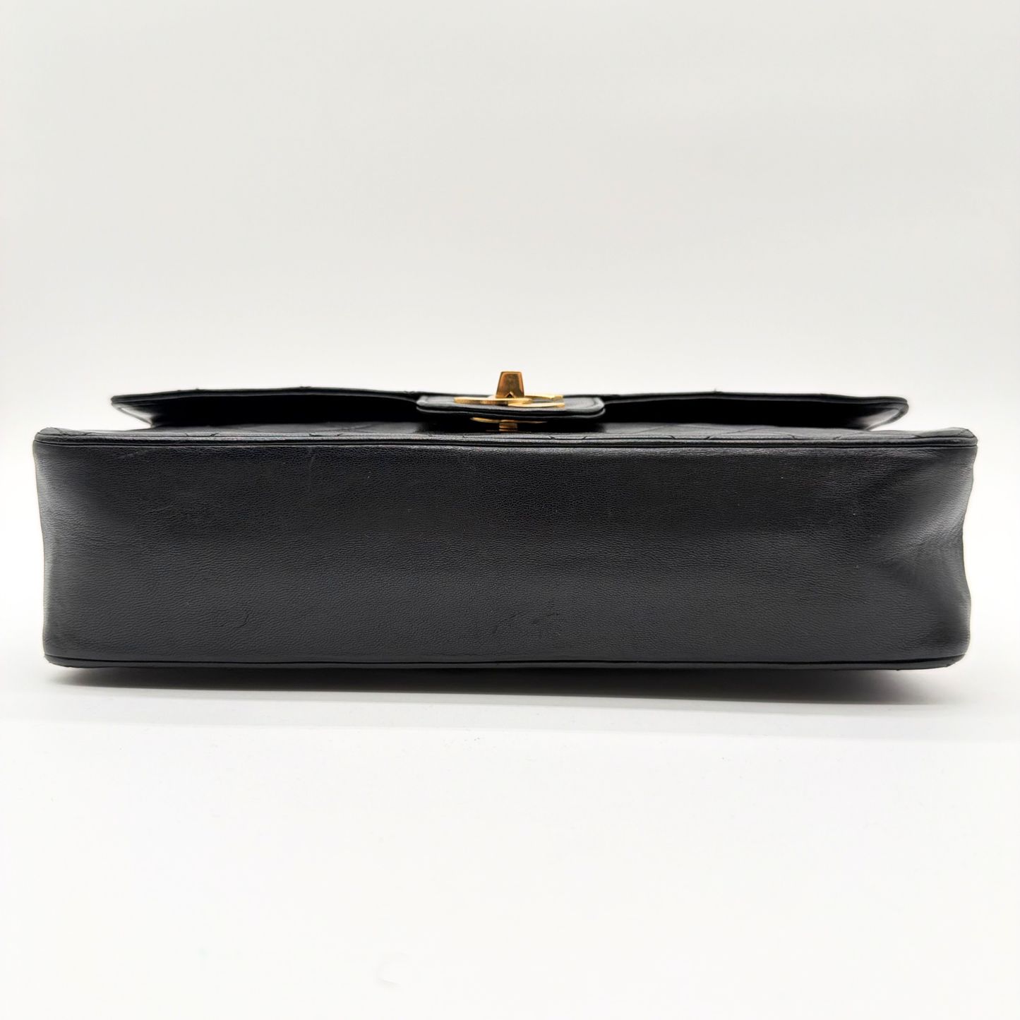 Chanel – Timeless Double Flap 25 cm Cuir d'Agneau Noir