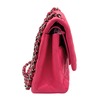 Chanel – Timeless Jumbo Double Flap 30 cm Cuir Caviar Rose