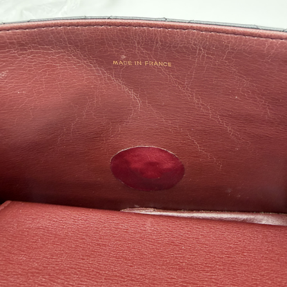 Chanel - Sac à Rabat Cuir Matelassé CC Doré Vintage