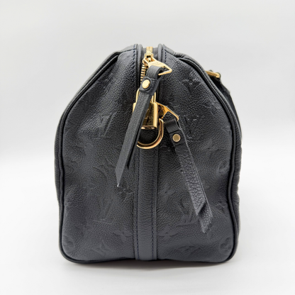 Louis Vuitton – Speedy 30 Empreinte Bleu Marine
