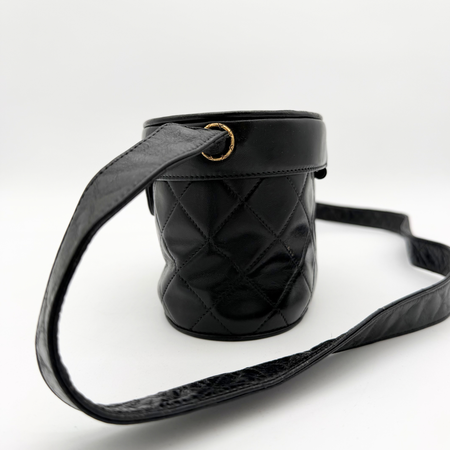 Chanel – Vanity Vintage Cuir Noir