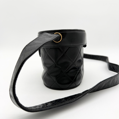 Chanel – Vanity Vintage Cuir Noir