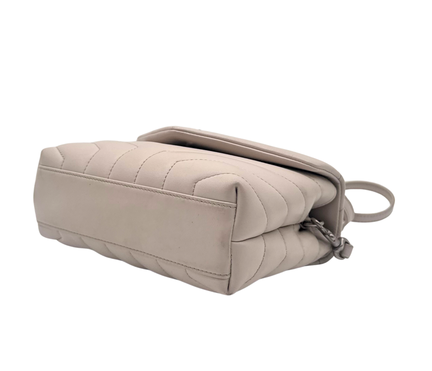 Saint Laurent – Sac Lou Matelassé Beige