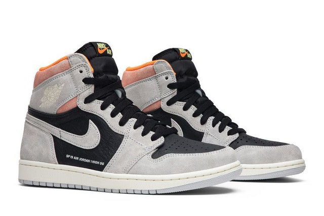 Air Jordan 1 Retro High Neutral Grey Hyper Crimson