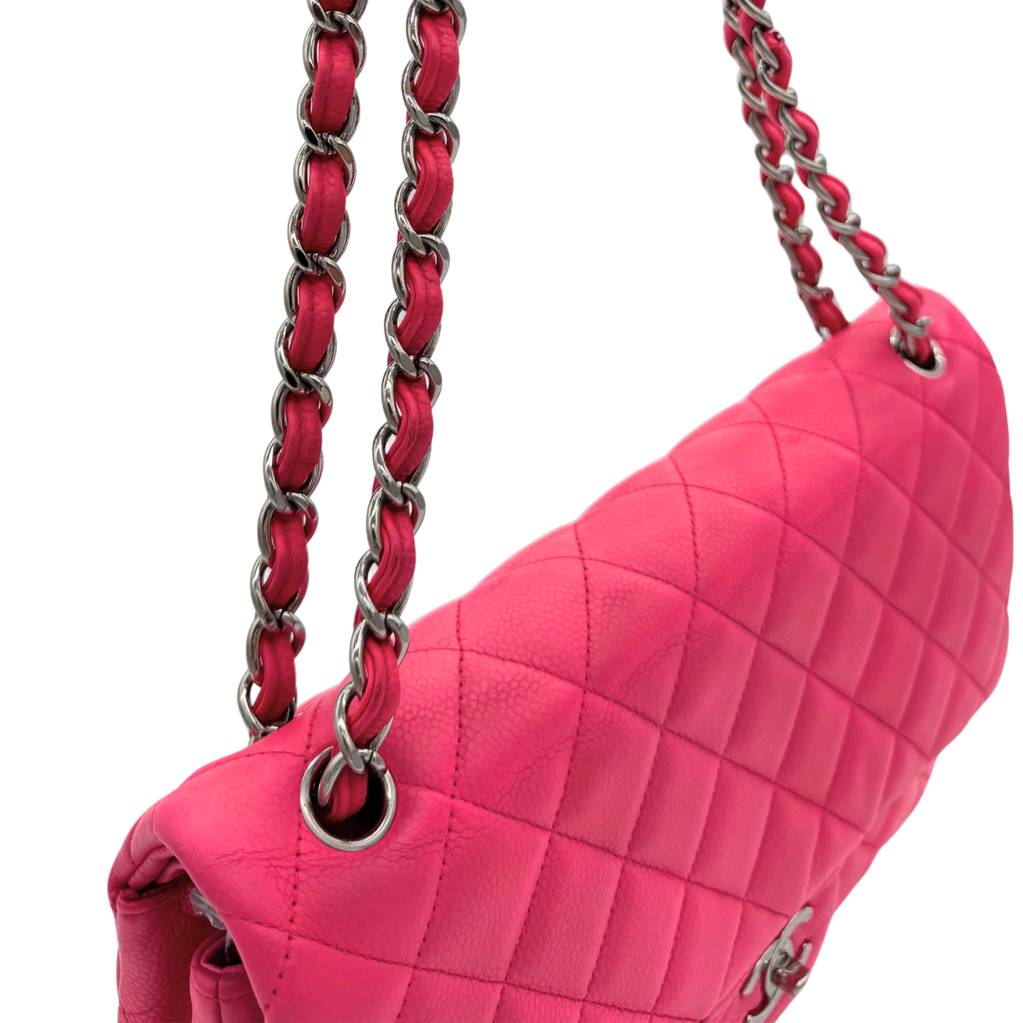 Chanel – Timeless Jumbo Double Flap 30 cm Cuir Caviar Rose
