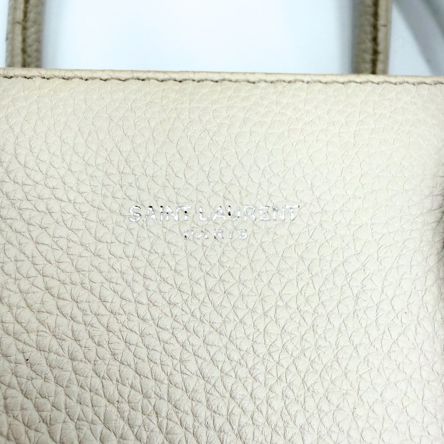 Saint Laurent – Sac de Jour Baby Blanc Cassé
