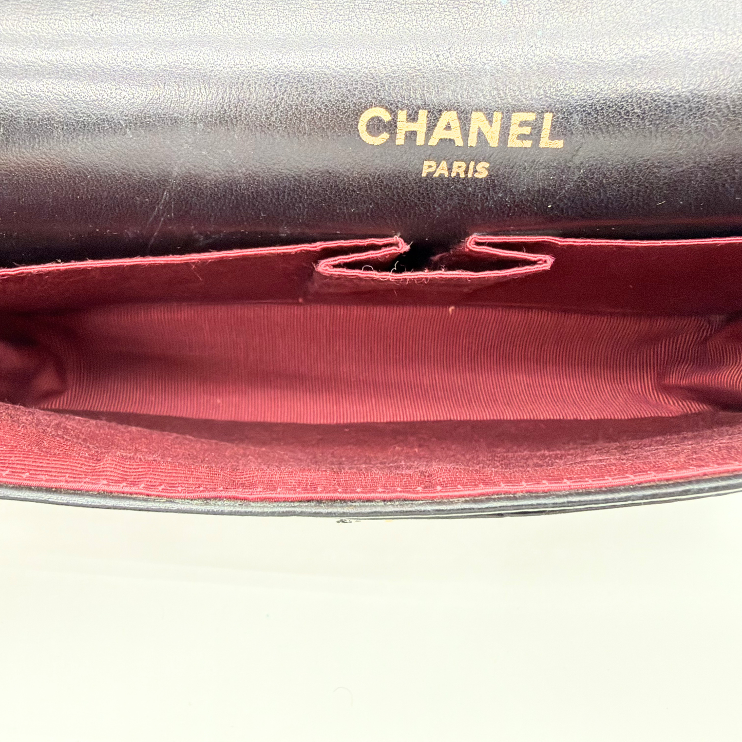 Chanel – Timeless Double Flap 25 cm Cuir d'Agneau Noir