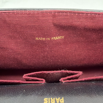 Chanel – Timeless Double Flap 25 cm Cuir d'Agneau Noir
