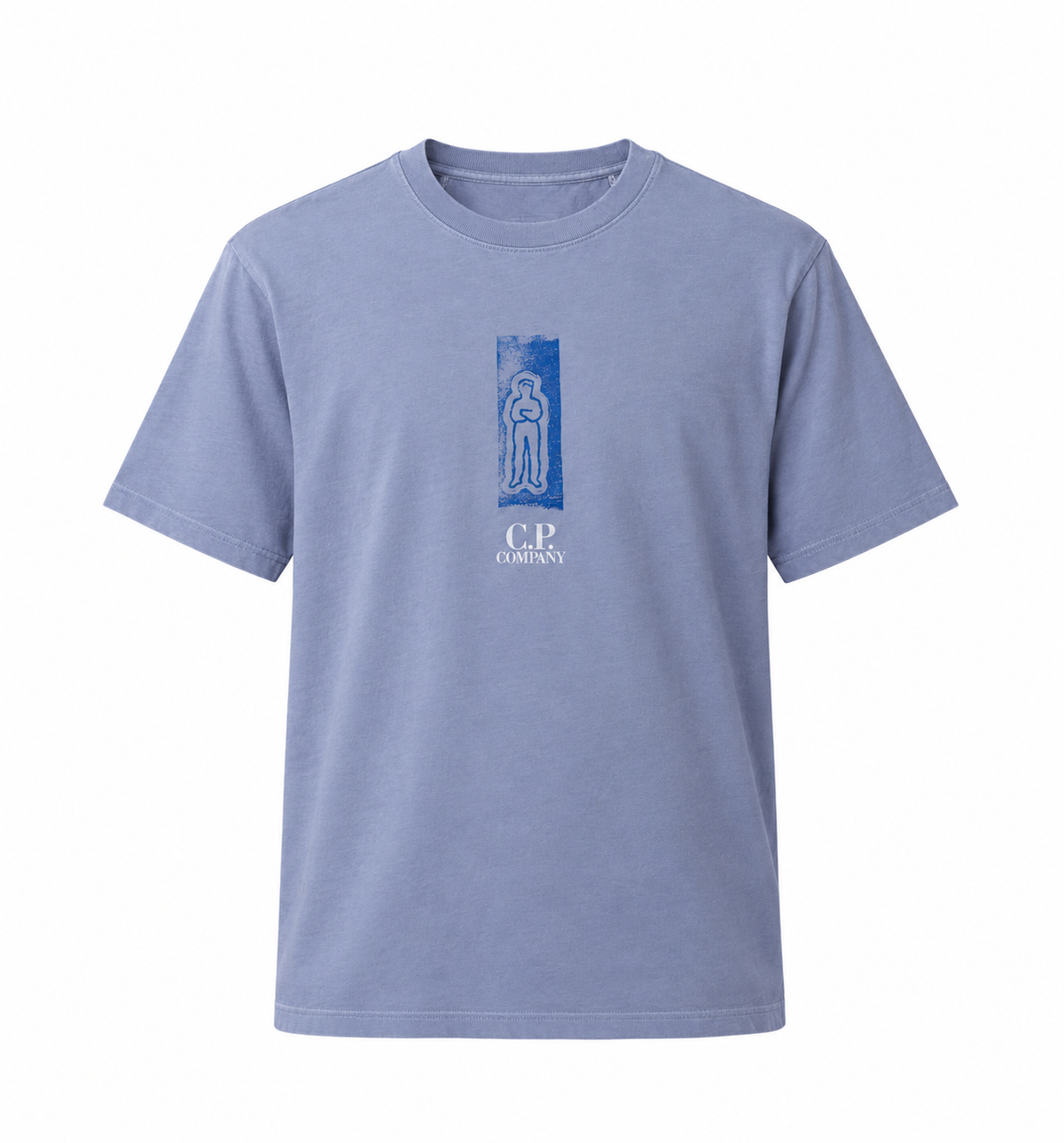 Tee Shirt C.P. Company Lavender Graphic Cotton