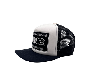 Chrome Hearts – Casquette Trucker Patch Noir & Blanc
