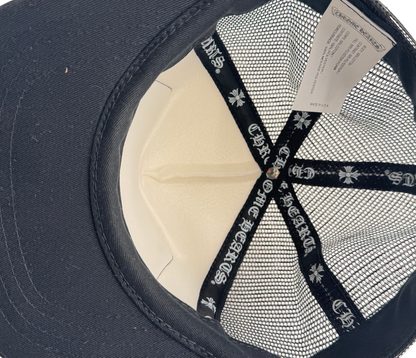 Chrome Hearts – Casquette Trucker Patch Noir & Blanc