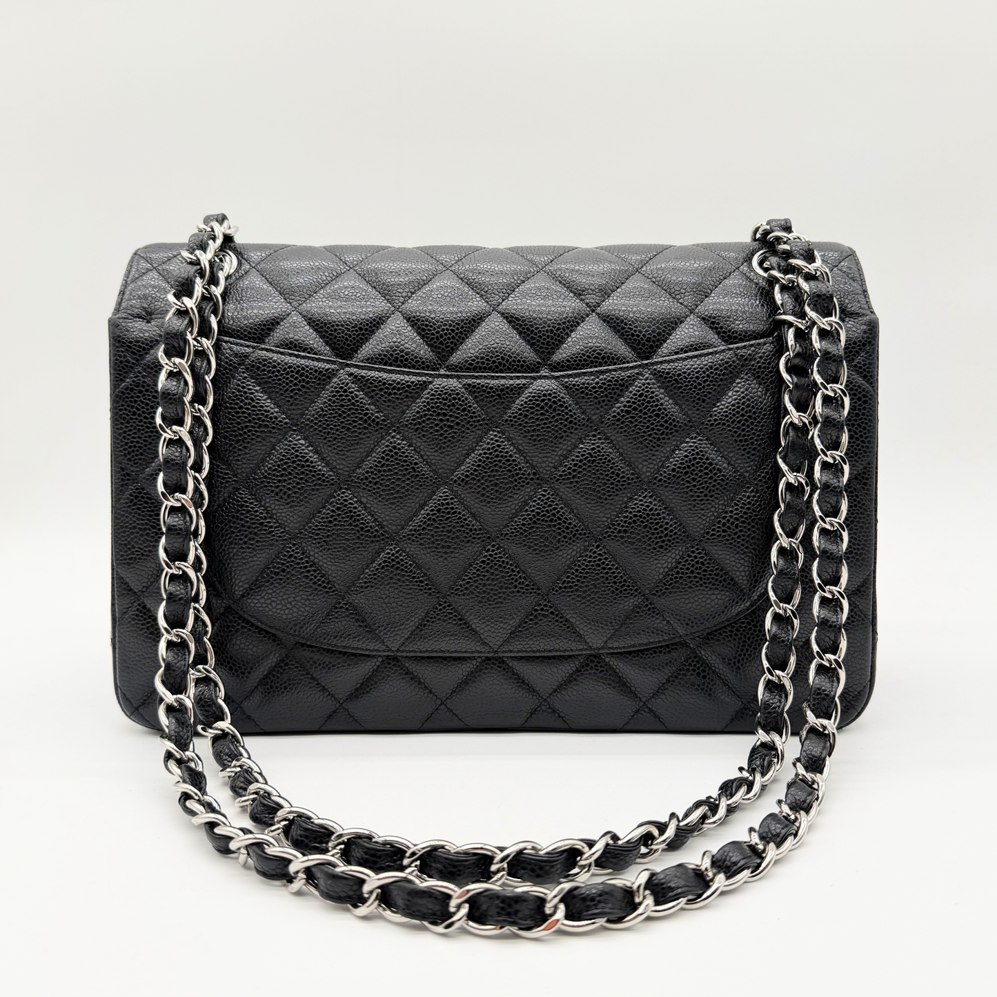 Chanel – Timeless Jumbo Double Flap 30 cm Cuir Caviar Noir