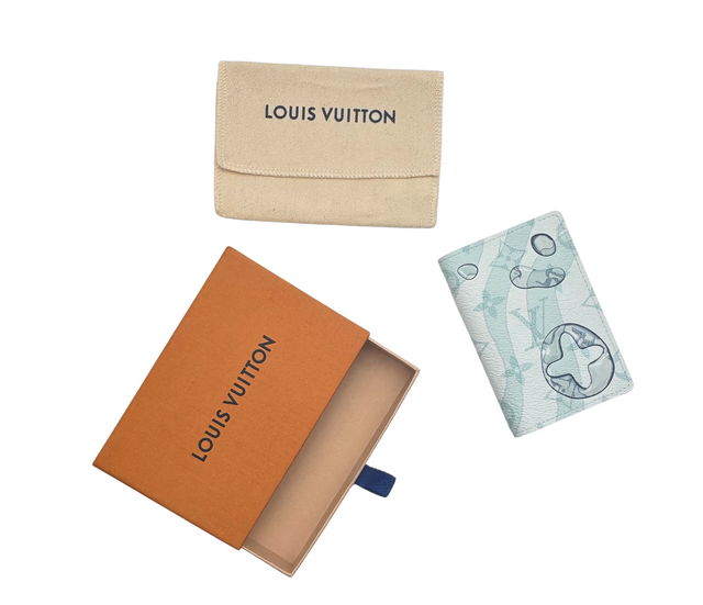 Organizer de poche Louis Vuitton bleu clair