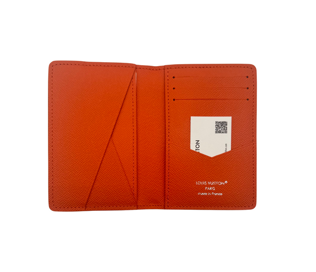 Organiseur de poche Louis Vuitton rouge brique