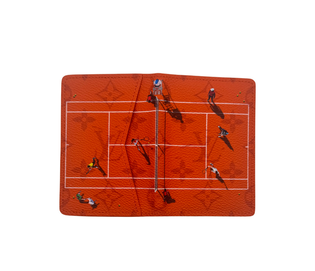 Organiseur de poche Louis Vuitton rouge brique