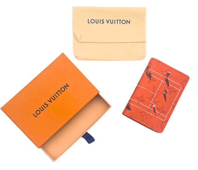 Organiseur de poche Louis Vuitton rouge brique