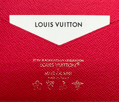 Louis Vuitton x Takashi Murakami Cherry Passport Cover Brown Monogram