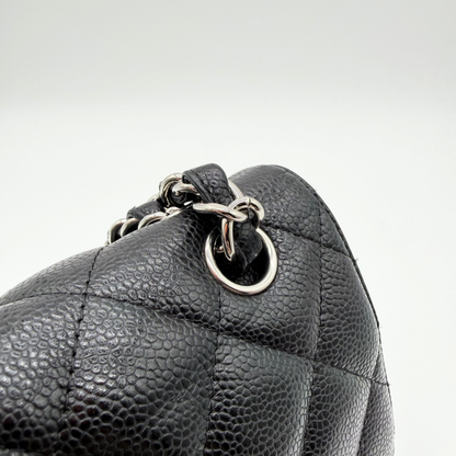 Chanel – Timeless Jumbo Double Flap 30 cm Cuir Caviar Noir