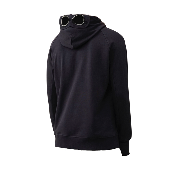 CP Company Sweat Hooded Diagonal Raised Fleece Navy