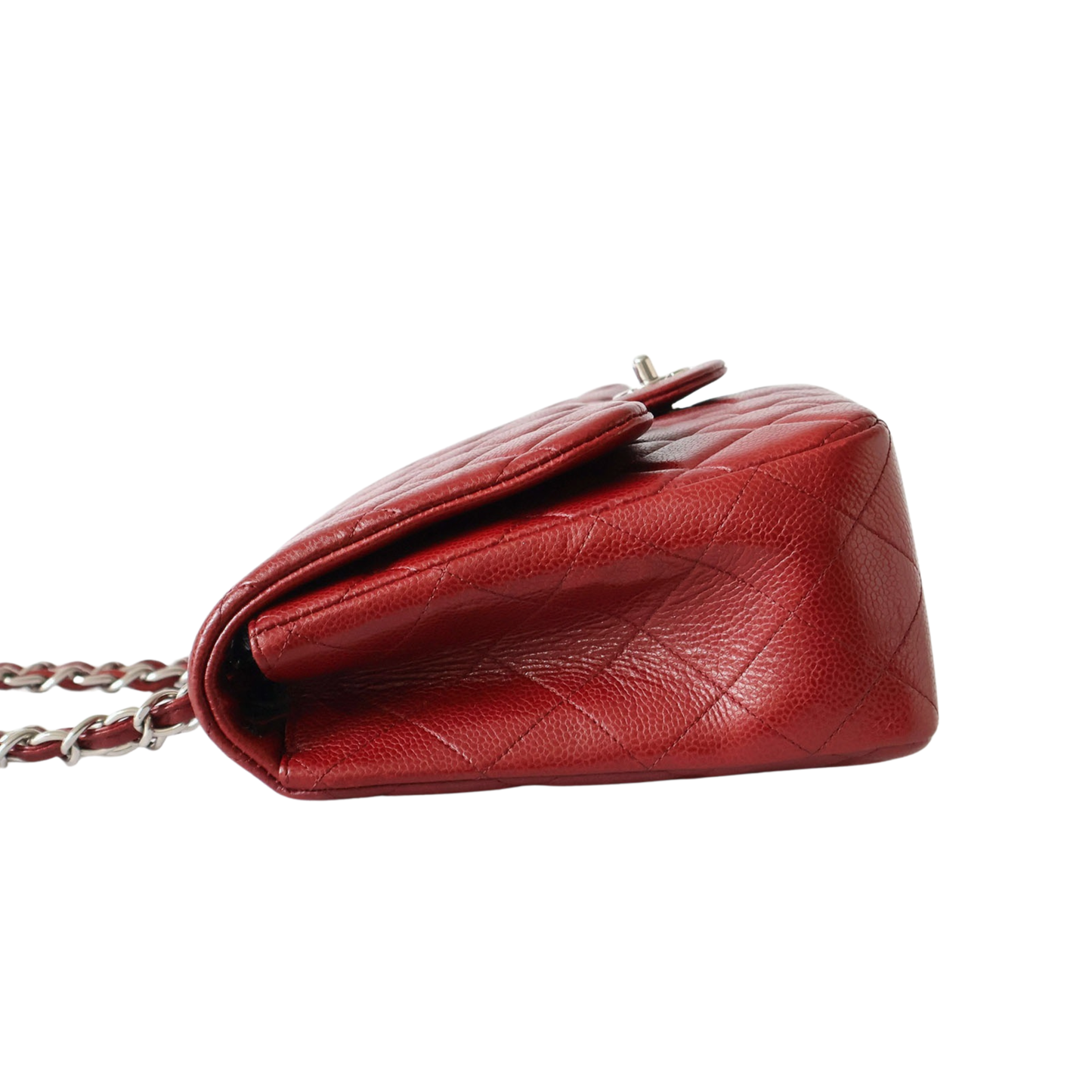 Chanel – Timeless Jumbo Classique Cuir Caviar Rouge Bordeaux