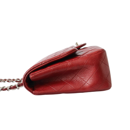Chanel – Timeless Jumbo Classique Cuir Caviar Rouge Bordeaux