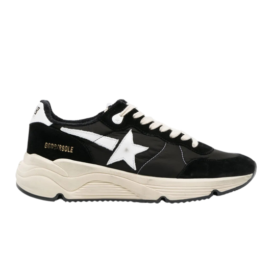 Golden Goose - Running Sole homme en nappa et daim noirs avec étoile blanche