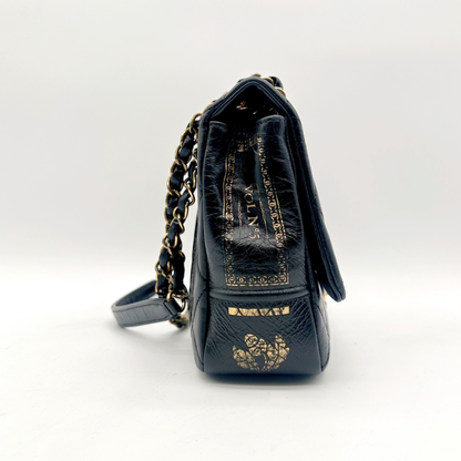 Chanel – Single Flap Agneau Noir