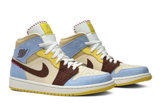 Air Jordan 1 Mid Fearless Maison Château Rouge