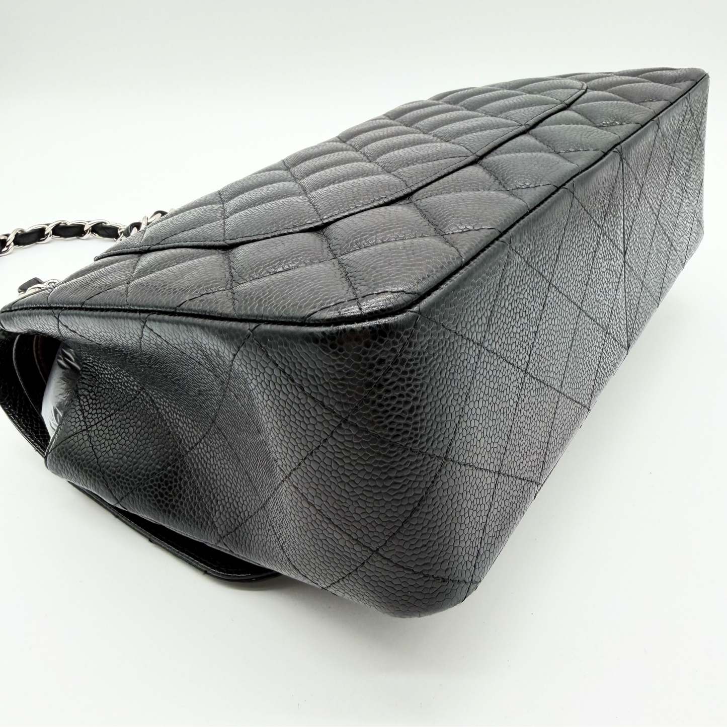 Chanel – Timeless Jumbo Double Flap 30 cm Cuir Caviar Noir