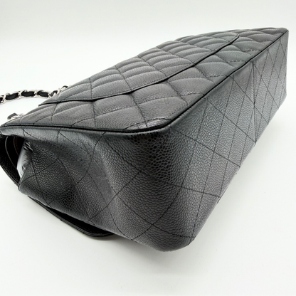 Chanel – Timeless Jumbo Double Flap 30 cm Cuir Caviar Noir