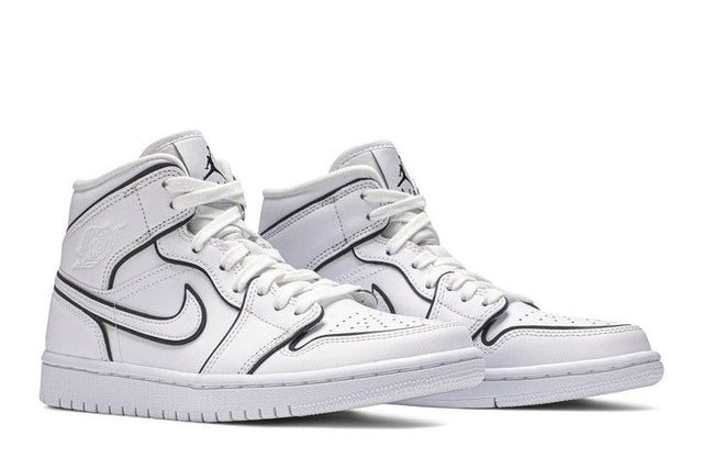 Air Jordan 1 Mid Iridescent Reflective White