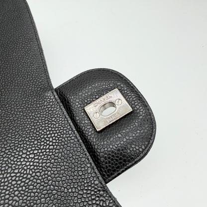 Chanel – Timeless Jumbo Double Flap 30 cm Cuir Caviar Noir