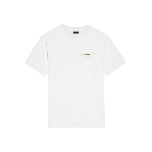 Jacquemus Le T-Shirt Gros Grain Blanc