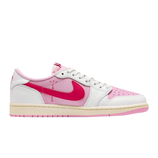 Air Jordan 1 Retro Low OG SP Travis Scott Sail Tropical Pink