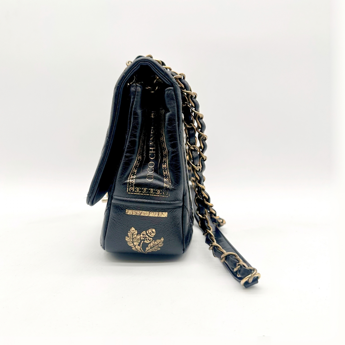 Chanel – Single Flap Agneau Noir