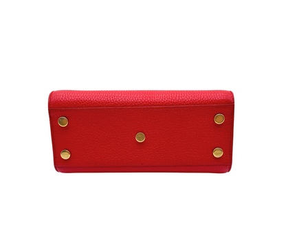 Saint Laurent – Sac de Jour Nano rouge cuir