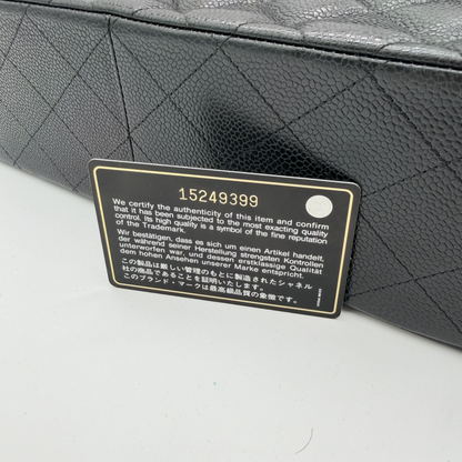 Chanel – Timeless Jumbo Double Flap 30 cm Cuir Caviar Noir