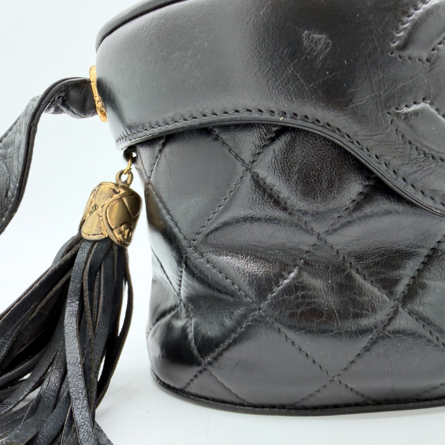 Chanel – Vanity Vintage Cuir Noir