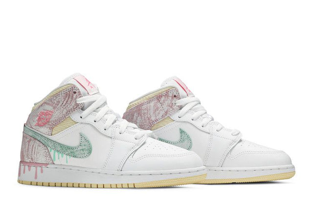 Air Jordan 1 Mid SE Paint Drip