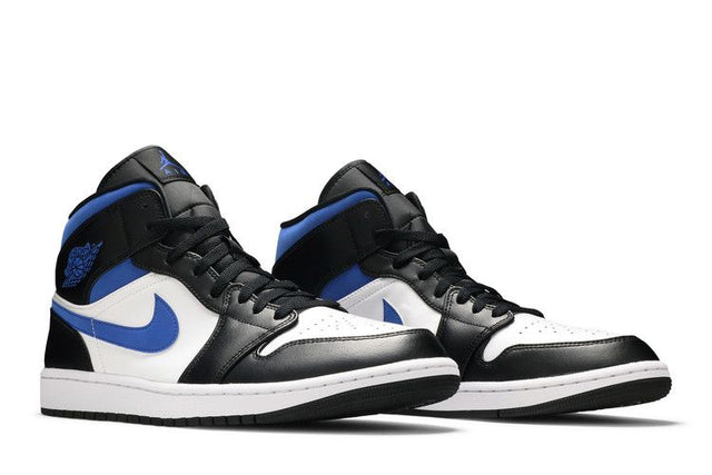 Air Jordan 1 Mid White Black Royal