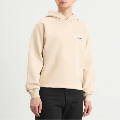 Jacquemus – Hoodie Le Sweatshirt Gros Grain écru