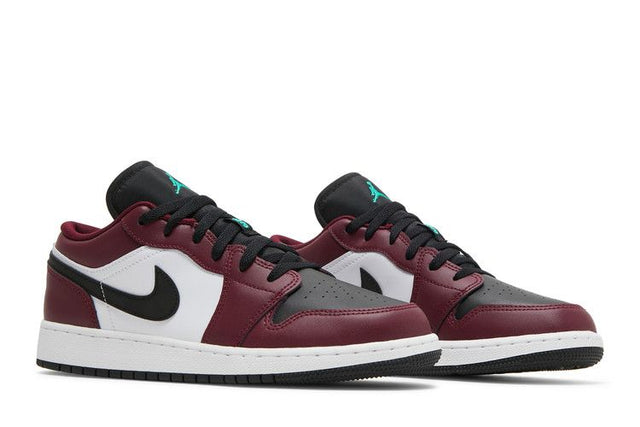 Air Jordan 1 Low SE Dark Beetroot Black Roma Green